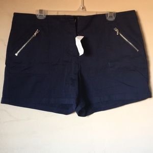 NY&Co Navy blue dress shorts size 12